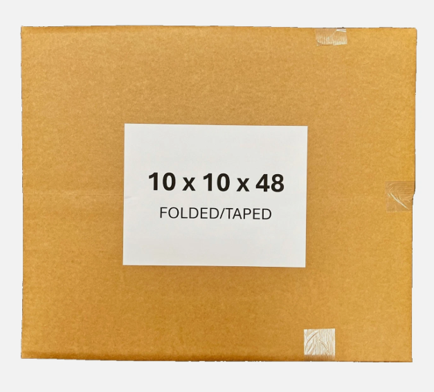 10x10x48 (200 lb strength) | SINGLE CARDBOARD BOX | TALL