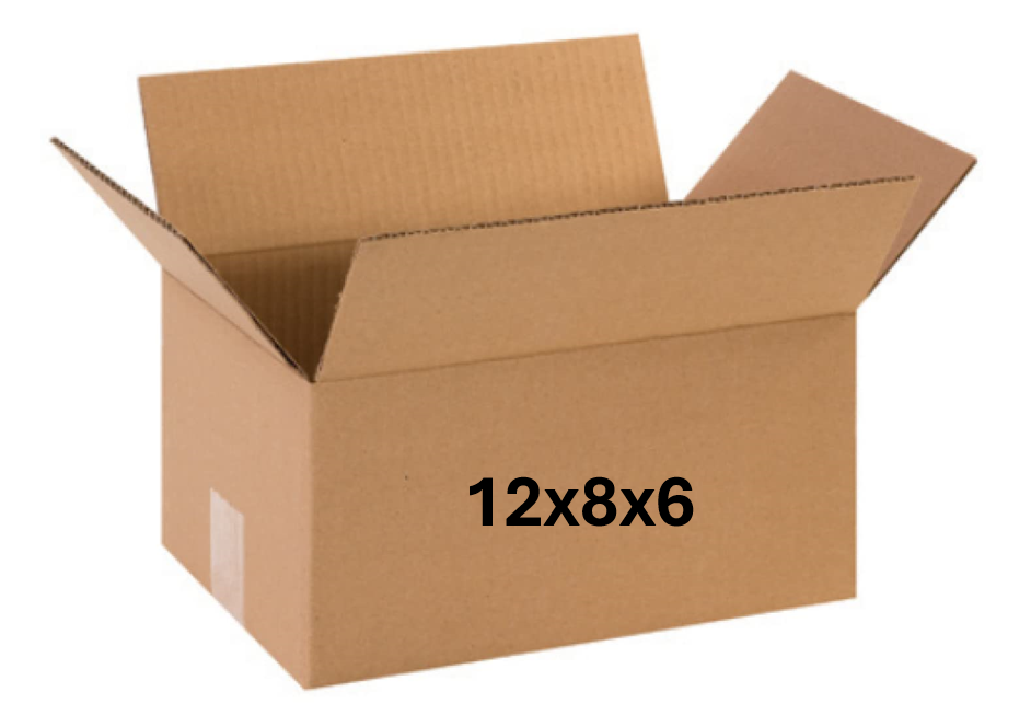 12x8x6 (32 ect) | SINGLE CARDBOARD BOX