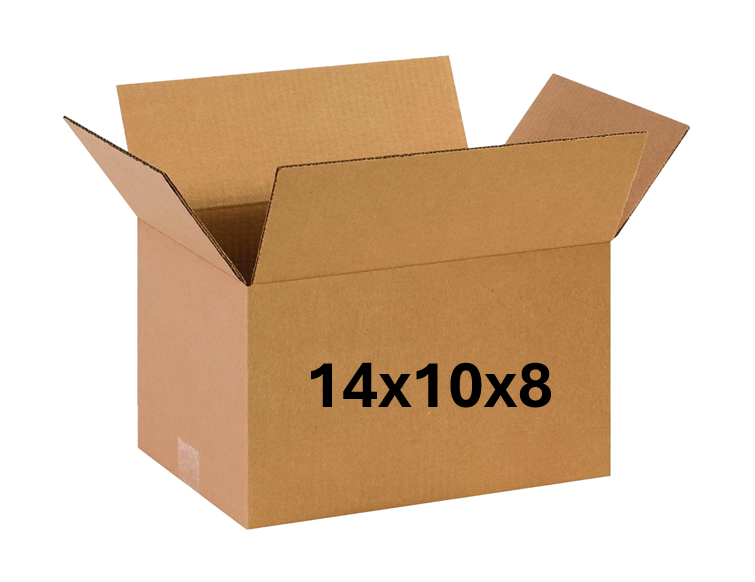 14x10x8 (200 lb) | 10 CARDBOARD BOX BUNDLE