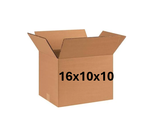 16x10x10 (200lb) | SINGLE CARDBOARD BOX