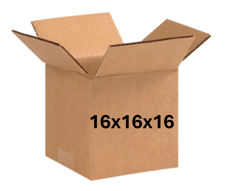 16x16x16 (200 lb strength) | SINGLE CARDBOARD BOX