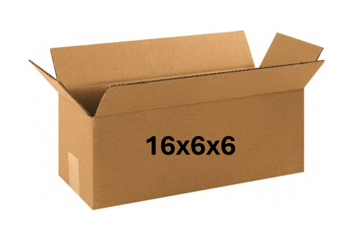 16x6x6 (200 lb strength) | SINGLE CARDBOARD BOX
