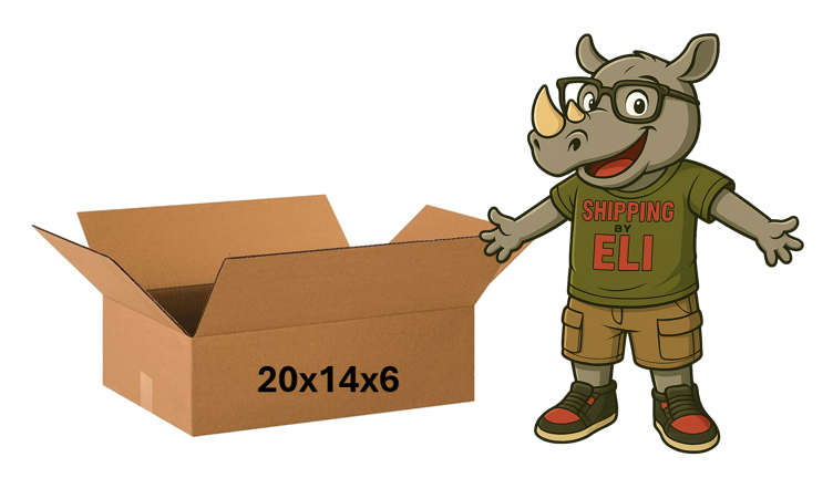 20x14x6 (200 lb strength) | 5 BOX BUNDLE