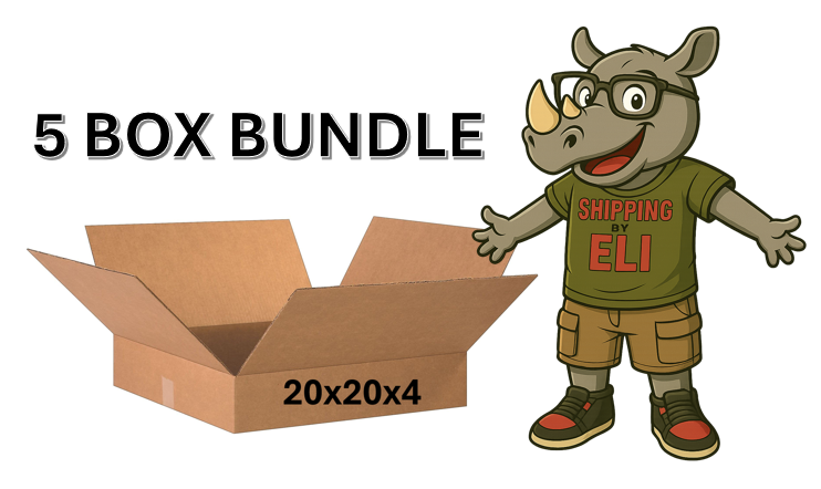 20x20x4 (200 lb strength) | 5 BOX BUNDLE