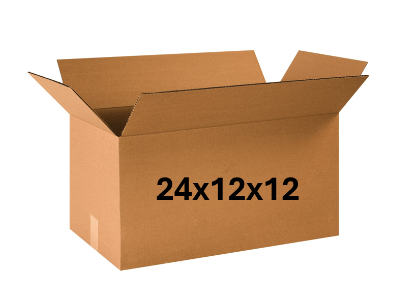 24x12x12 (200 lb strength) | 10 CARDBOARD BOX BUNDLE