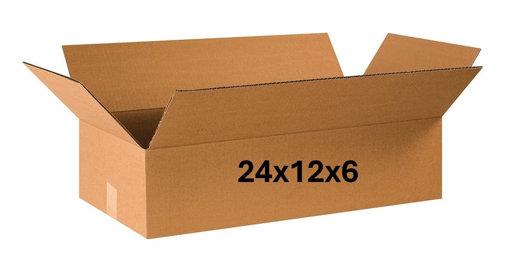 24x12x6 (32 ect) | SINGLE CARDBOARD BOX