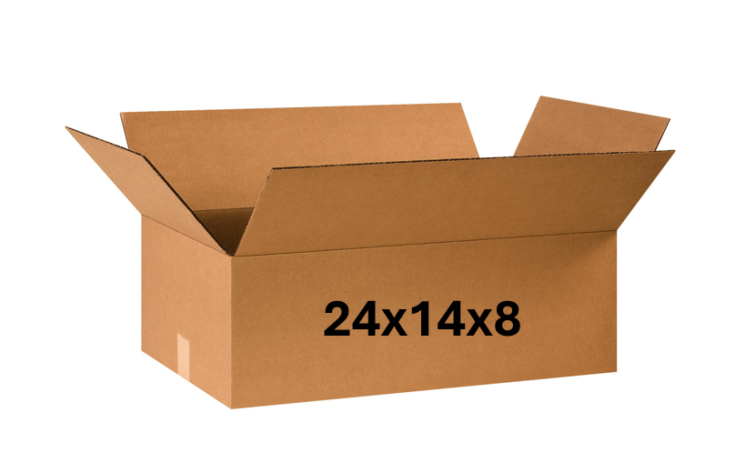 24x14x8 (200 lb strength) | SINGLE CARDBOARD BOX