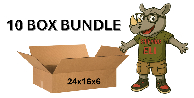 24x16x6 (200 lb strength) | 10 BOX BUNDLE
