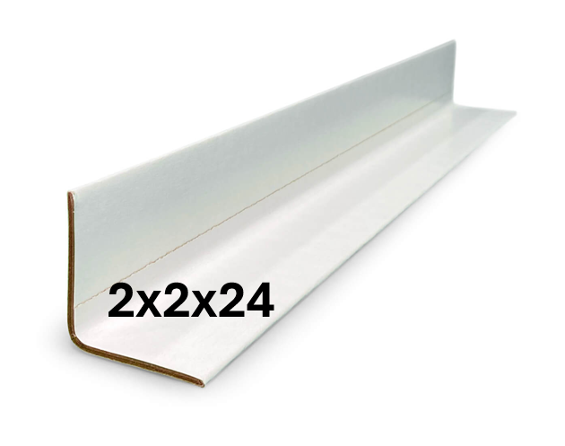 24 INCH | HEAVY DUTY EDGE PROTECTORS | 4 PACK | 2x2x24 | .225" thick