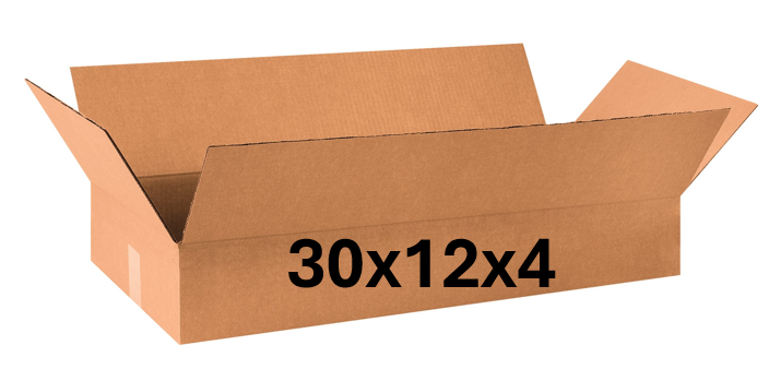 30x12x4 (200 lb strength) | SINGLE CARDBOARD BOX