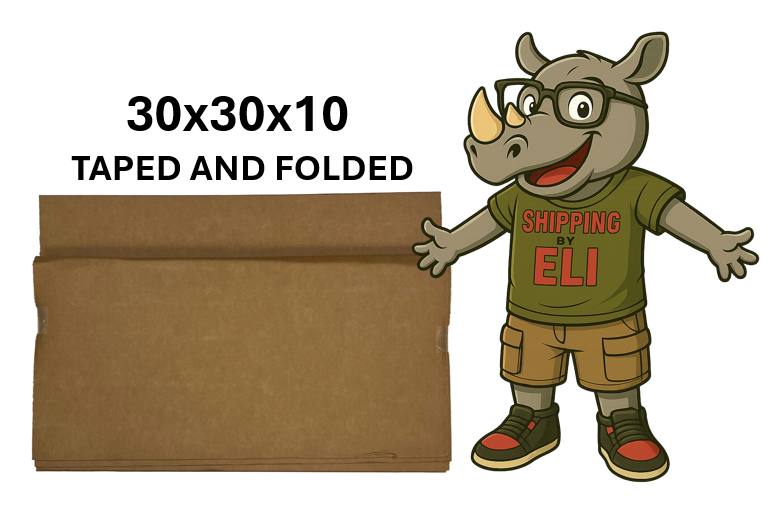 30x30x10 (200 lb strength) | SINGLE CARDBOARD BOX