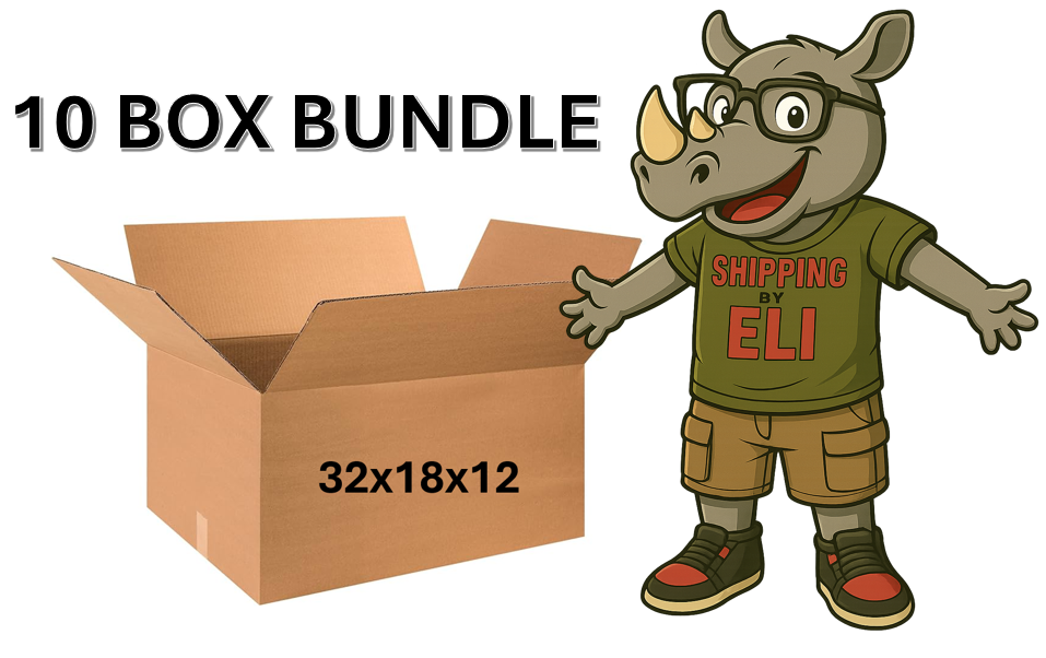 32x18x12 (200 lb strength) | 10 BOX BUNDLE