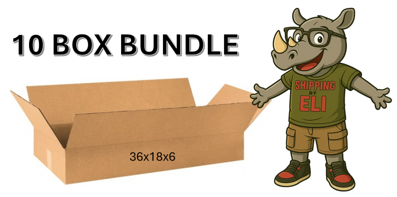 36x18x6 (200 lb strength) | 10 BOX BUNDLE