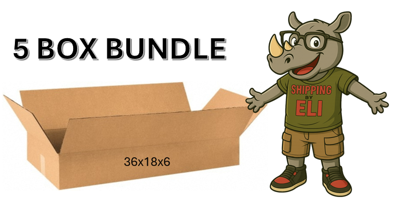 36x18x6 (200 lb strength) | 5 BOX BUNDLE