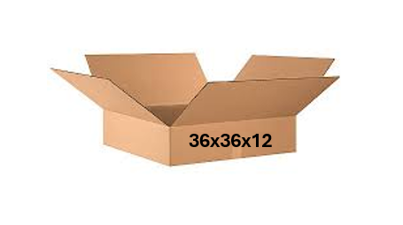 36x36x12 (200 lb strength) | SINGLE CARDBOARD BOX
