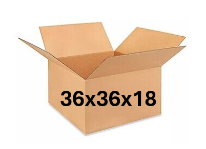 36x36x18 (200 lb strength) | SINGLE CARDBOARD BOX