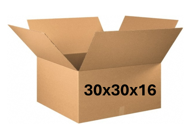 30x30x16 (200 lb strength) | SINGLE CARDBOARD BOX