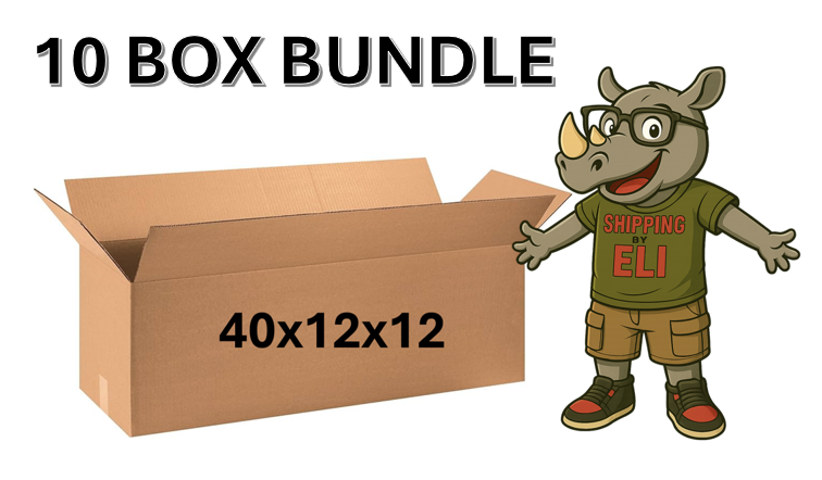 40x12x12 (200 lb strength) | 10 BOX BUNDLE | LONG