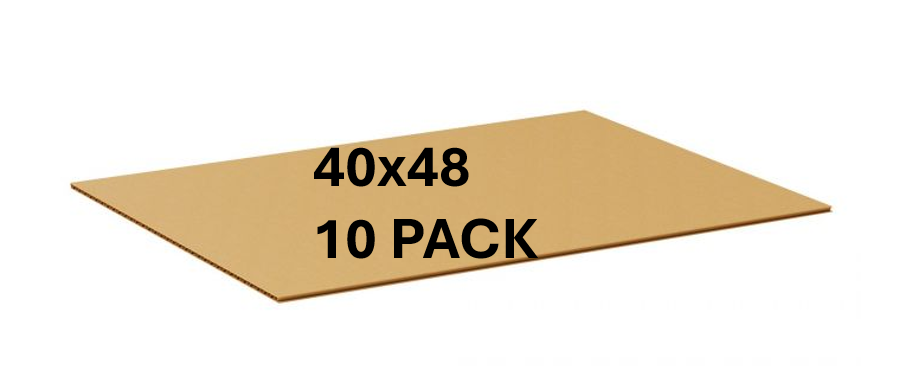 10 PACK | 40x48" CARDBOARD PADS | 32 ECT