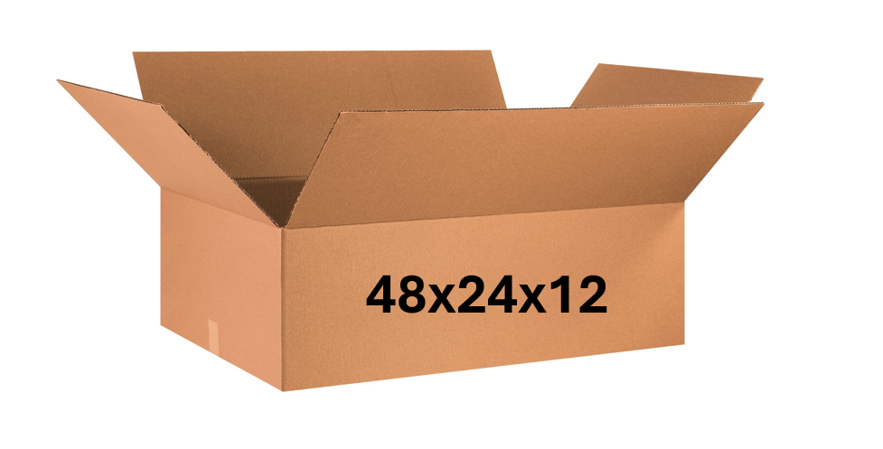 48x24x12 (200 lb strength) | SINGLE CARDBOARD BOX