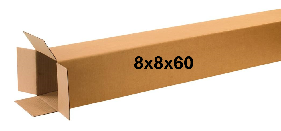 8x8x60 (200 lb strength) | 5 BOX BUNDLE | TALL
