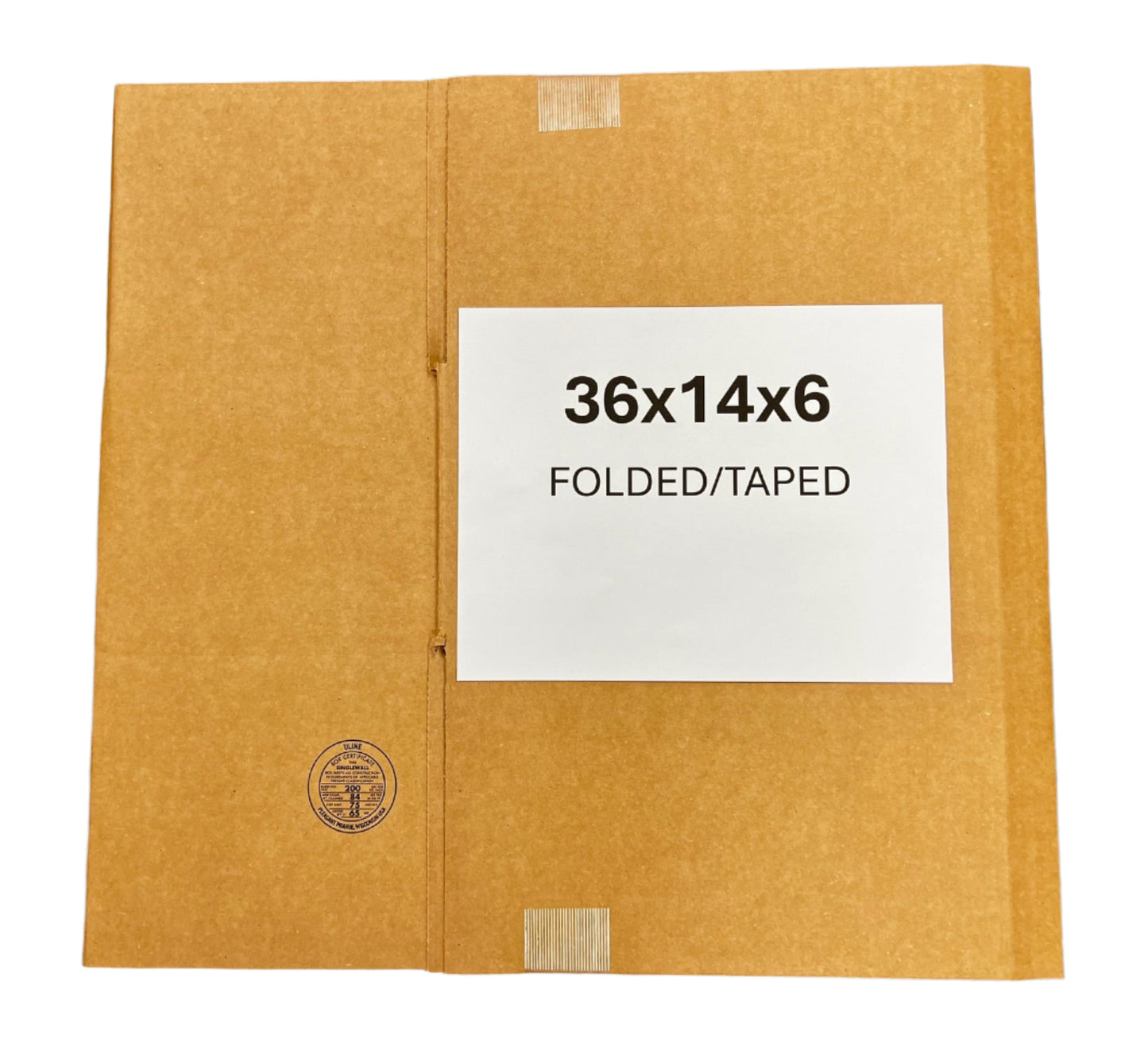 36x14x6 (200 lb strength) | SINGLE CARDBOARD BOX