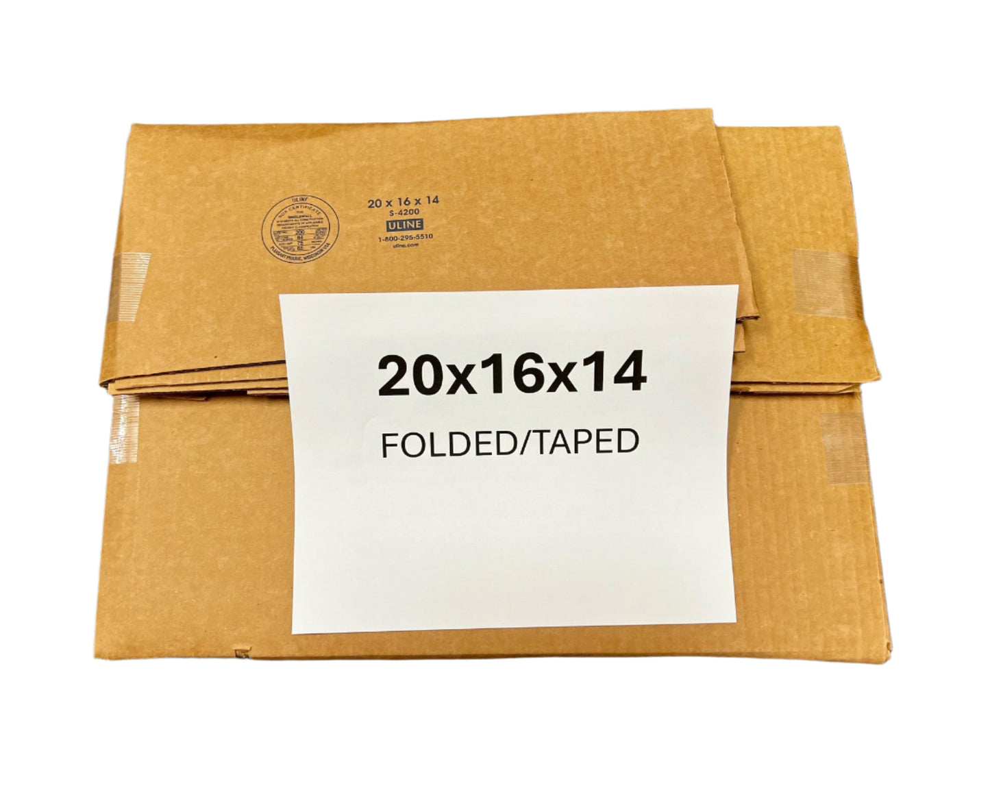 20x16x14 (200 lb strength) | SINGLE CARDBOARD BOX