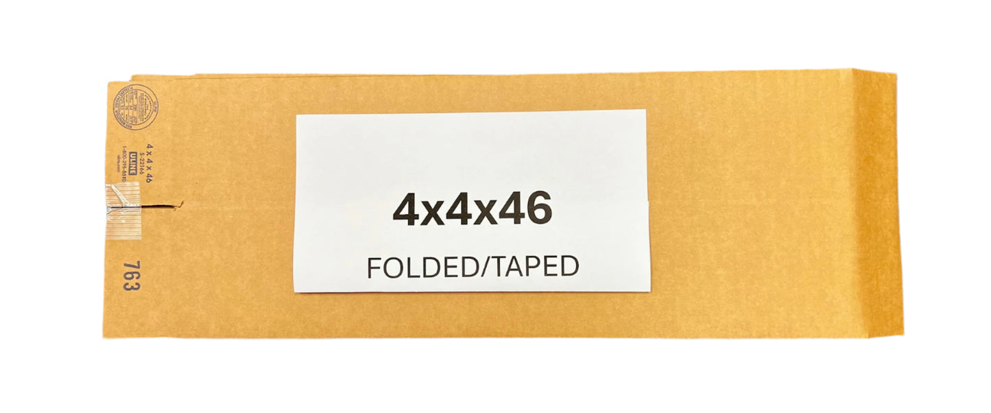 4x4x46 (200 lb strength) | SINGLE CARDBOARD BOX | TALL