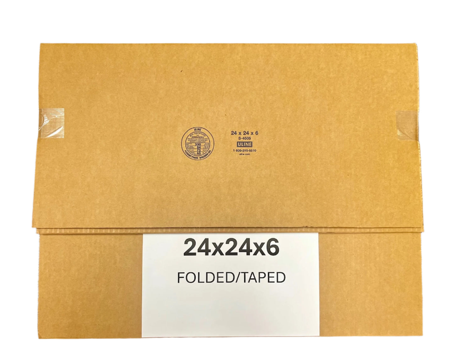 24x24x6 (200 lb strength) | SINGLE CARDBOARD BOX