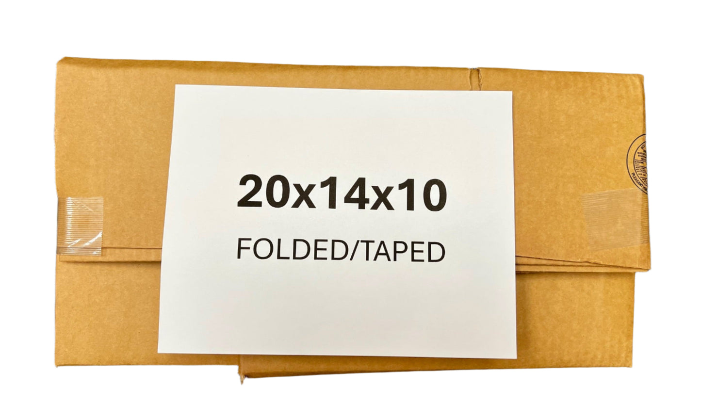 20x14x10 (200 lb strength) | 10 CARDBOARD BOX BUNDLE