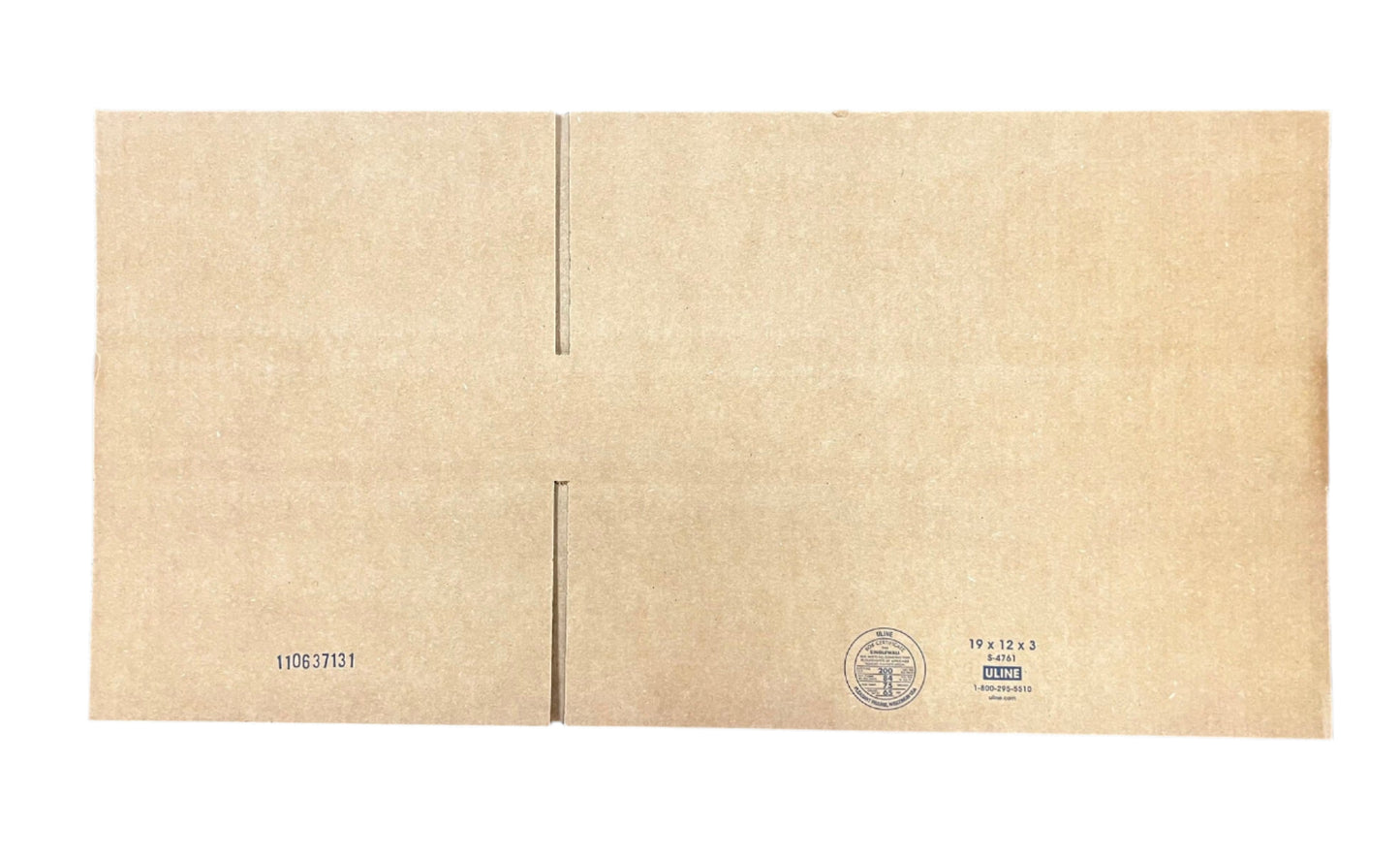 19x12x3 (200 lb strength) | SINGLE CARDBOARD BOX