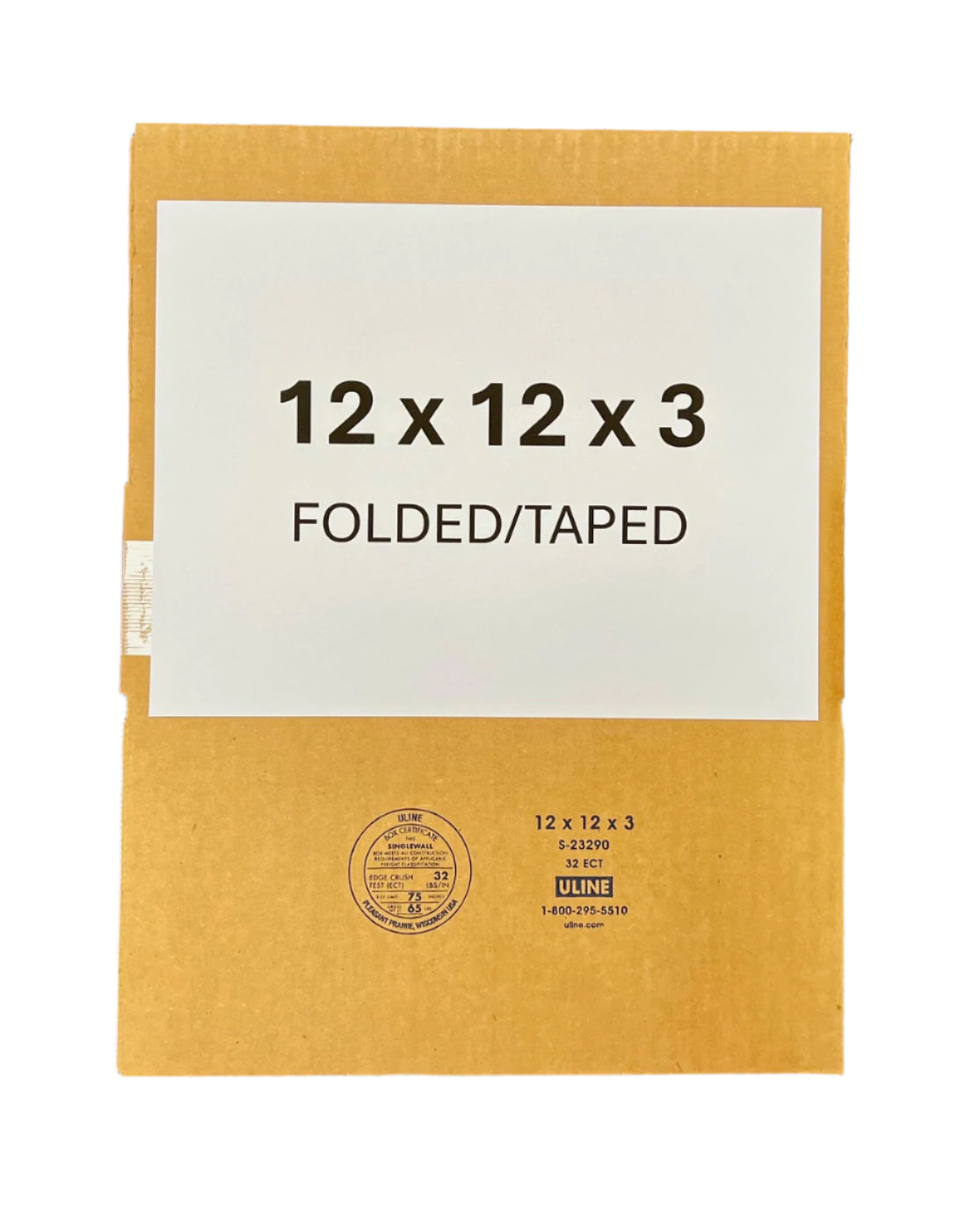 12x12x3 (32 ect) | SINGLE CARDBOARD BOX
