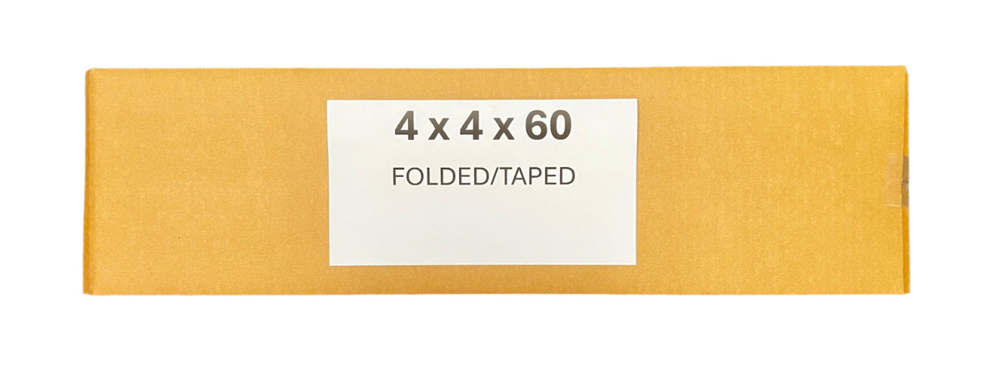 4x4x60 (200 lb strength) | SINGLE CARDBOARD BOX | TALL