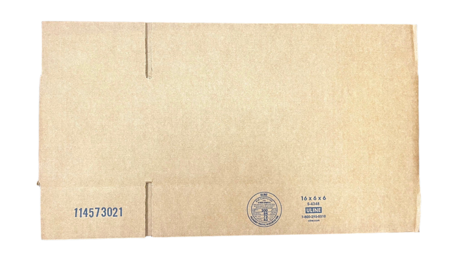 16x6x6 (200 lb strength) | SINGLE CARDBOARD BOX