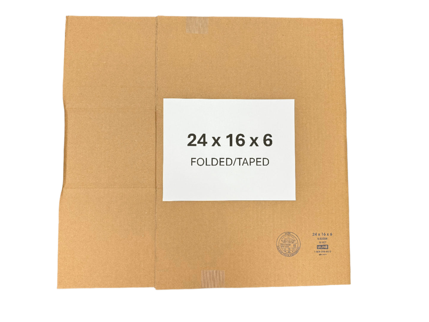 24x16x6 (200 lb strength) | SINGLE CARDBOARD BOX