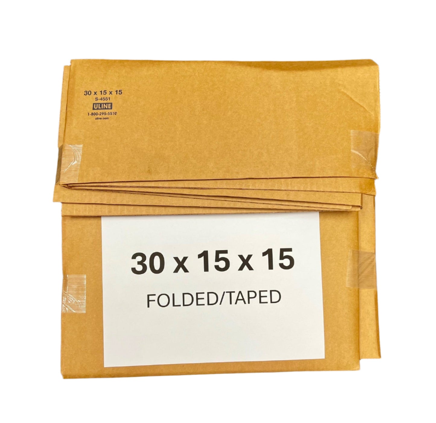 30x15x15 (200 lb strength) | SINGLE CARDBOARD BOX | LONG