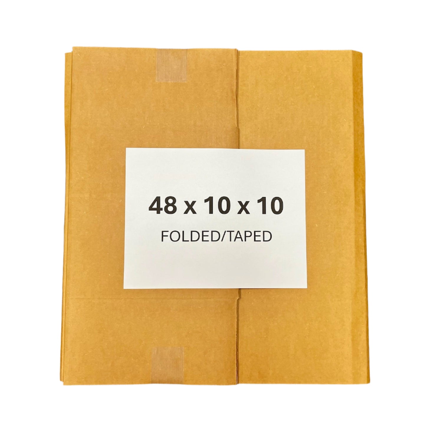 48x10x10 (200 lb strength) | SINGLE CARDBOARD BOX | LONG