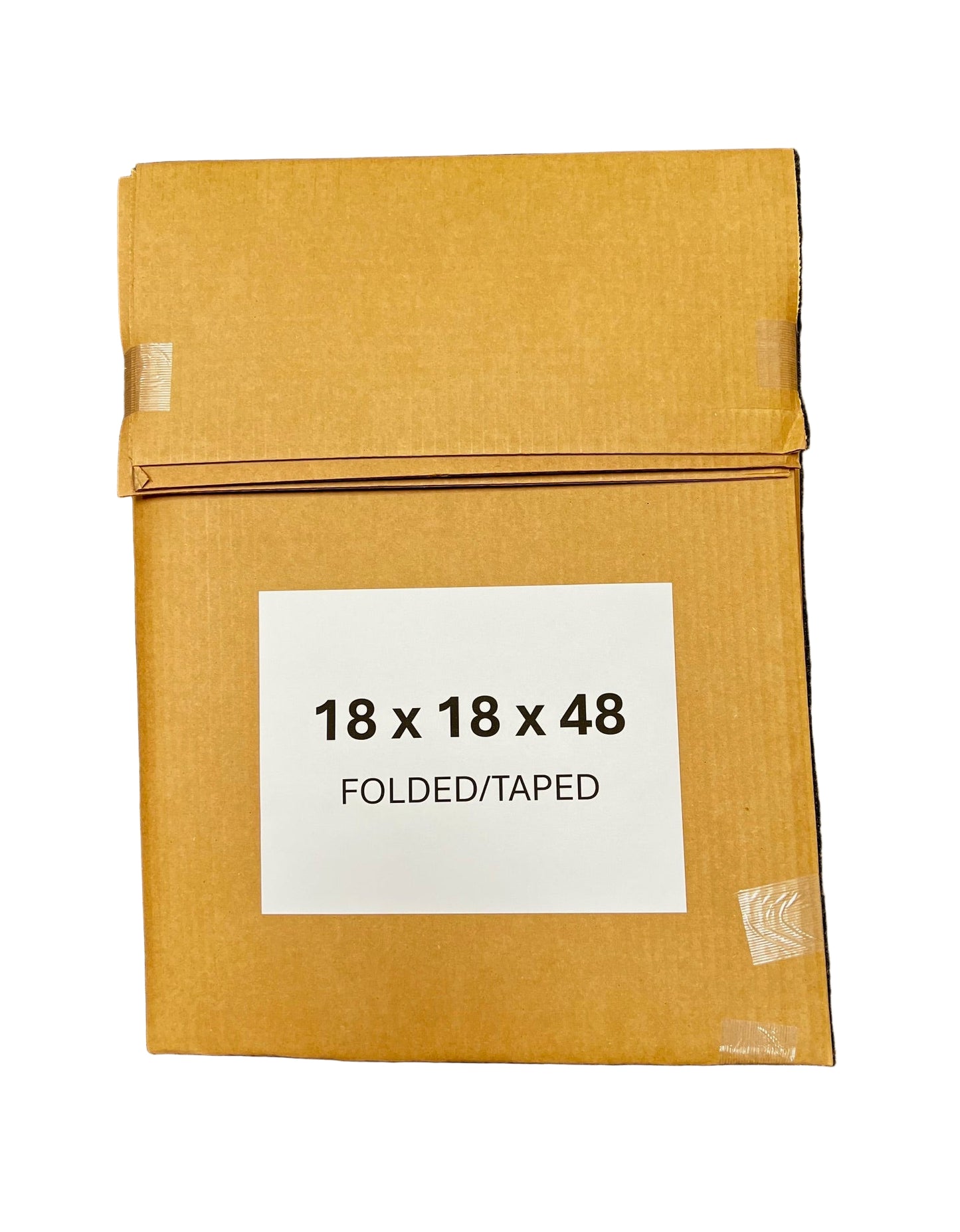 18x18x48 (200 lb strength) | SINGLE CARDBOARD BOX | TALL