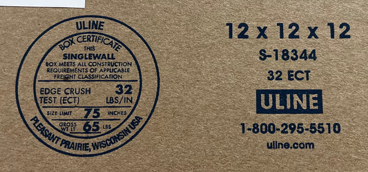 12x12x12 (32 ect) | 25 CARDBOARD BOX BUNDLE
