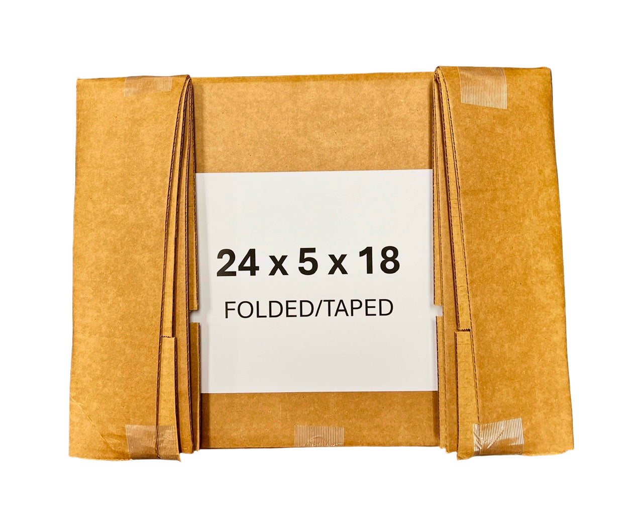 24x5x18 (200 lb strength) | SINGLE CARDBOARD BOX | SIDE LOADING