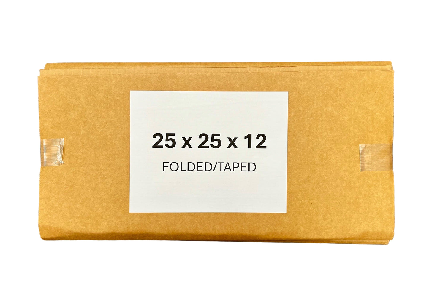 25x25x12 (200 lb strength) | SINGLE CARDBOARD BOX