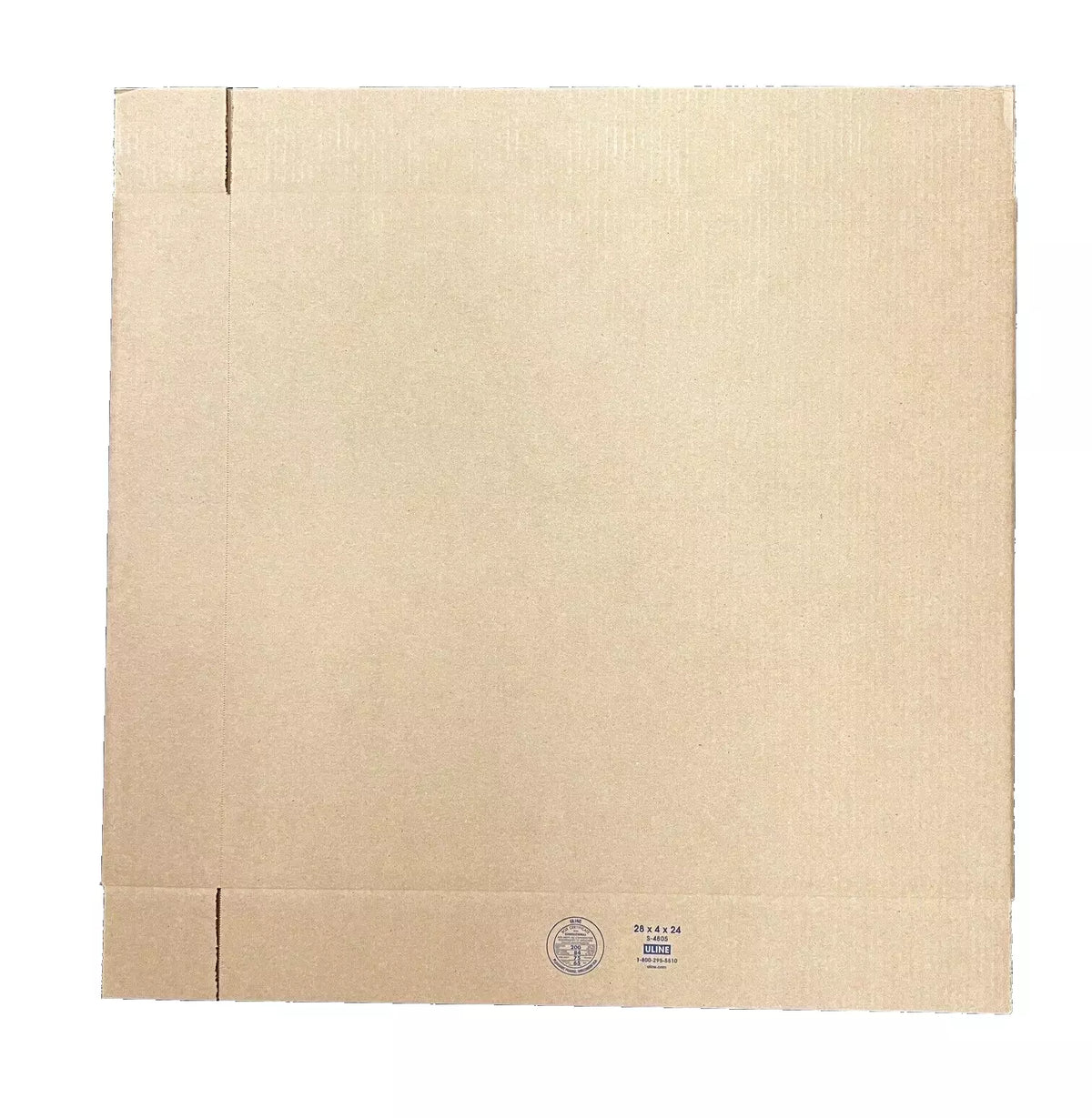 28x4x24 (200 lb strength) | SINGLE CARDBOARD BOX | SIDE LOADING