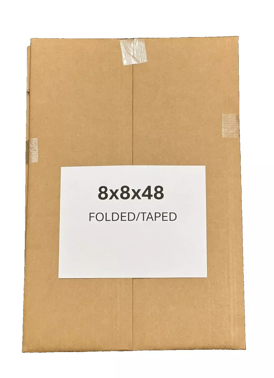 8x8x48 (200 lb strength) | SINGLE CARDBOARD BOX | TALL
