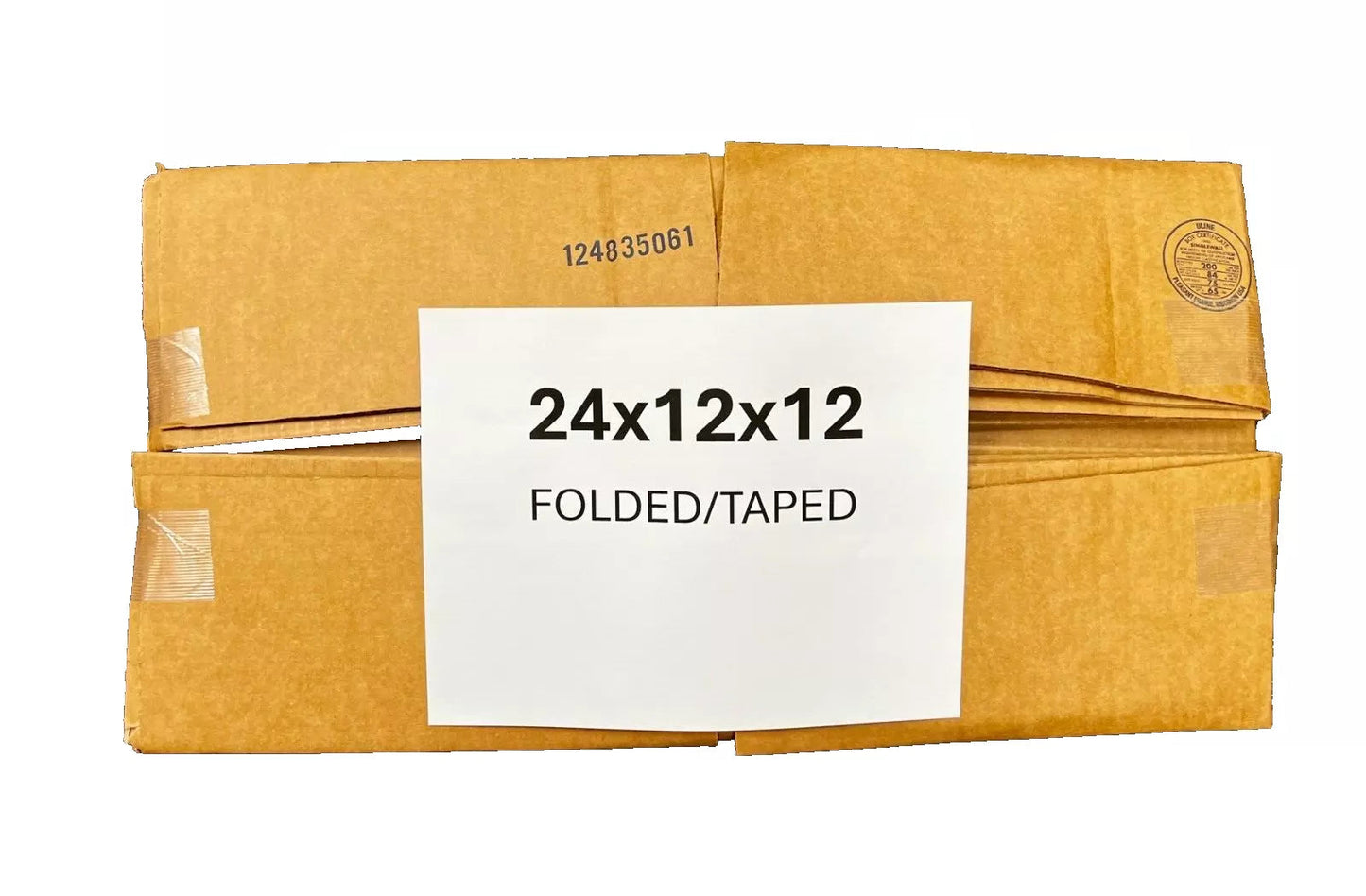 24x12x12 (200 lb strength) | 5 CARDBOARD BOX BUNDLE