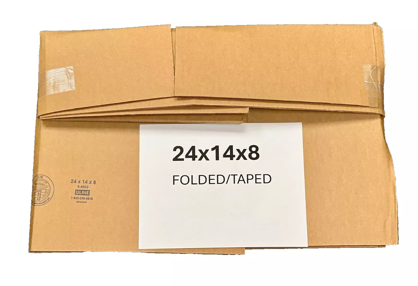 24x14x8 (200 lb strength) | SINGLE CARDBOARD BOX