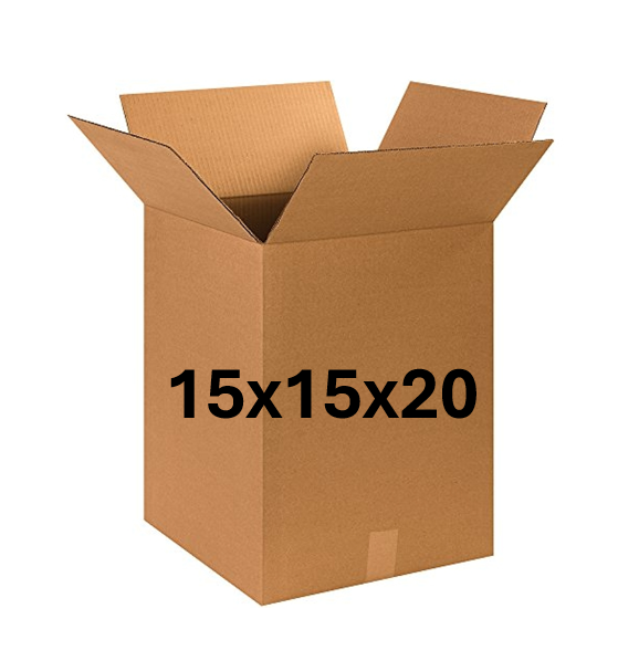15x15x20 (200 lb) | SINGLE CARDBOARD BOX | TALL