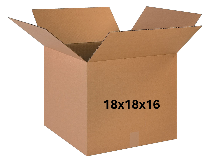 18x18x16 (200 lb strength) | SINGLE BOX | MEDIUM MOVING BOX – SHIPPING ...