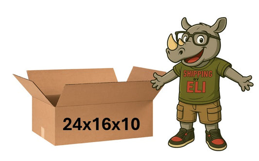 24x16x10 (200 lb strength) | SINGLE CARDBOARD BOX