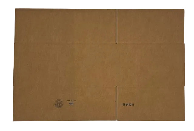 24x16x10 (200 lb strength) | SINGLE CARDBOARD BOX