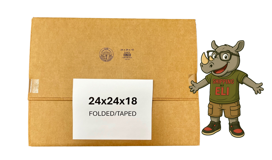 24x24x18 (200 lb strength) | SINGLE CARDBOARD BOX | EXTRA LARGE MOVING BOX